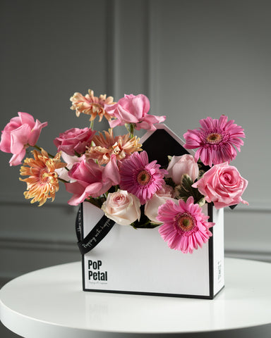 Pink Sunset Flower Box