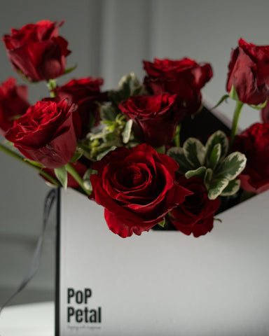 Crimson Symphony Flower Box